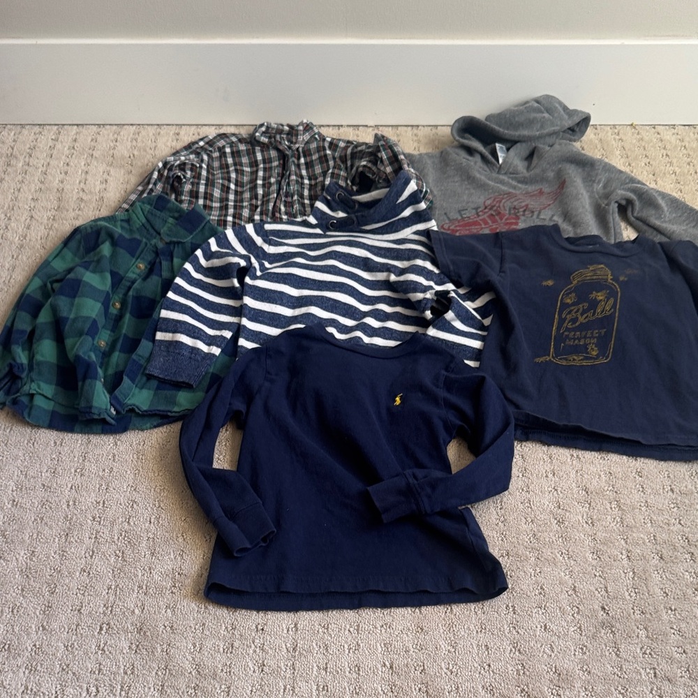 Navy Blue Kids Shirt lot